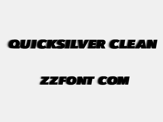 QUICKSILVER CLEAN