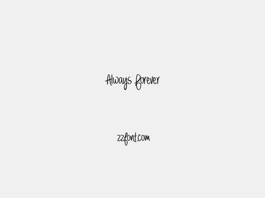 Always Forever