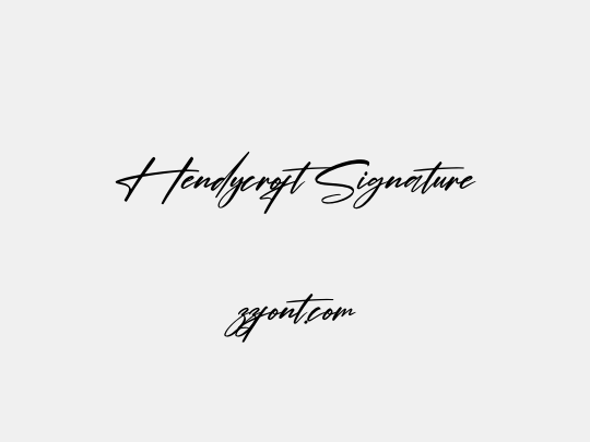 Hendycroft Signature