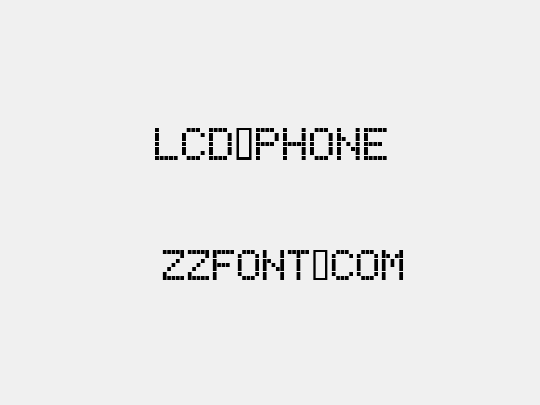 lcd phone
